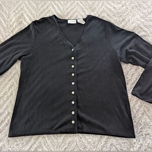 Worthington Button-Front Blouse